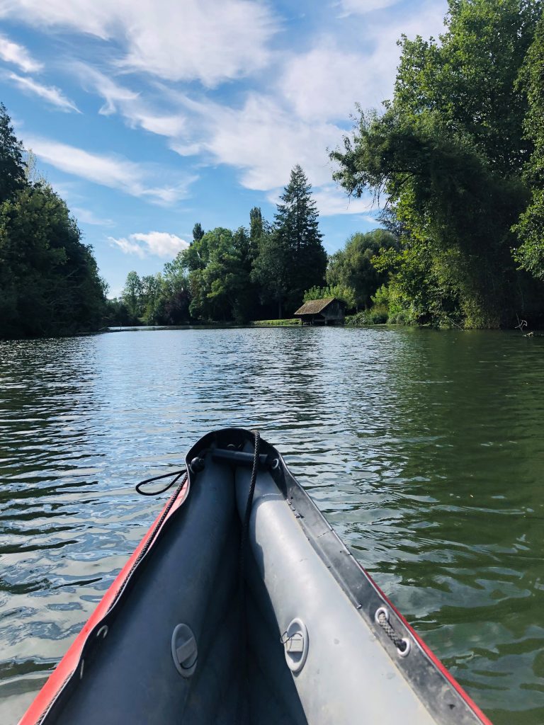 Canoe sur le loir